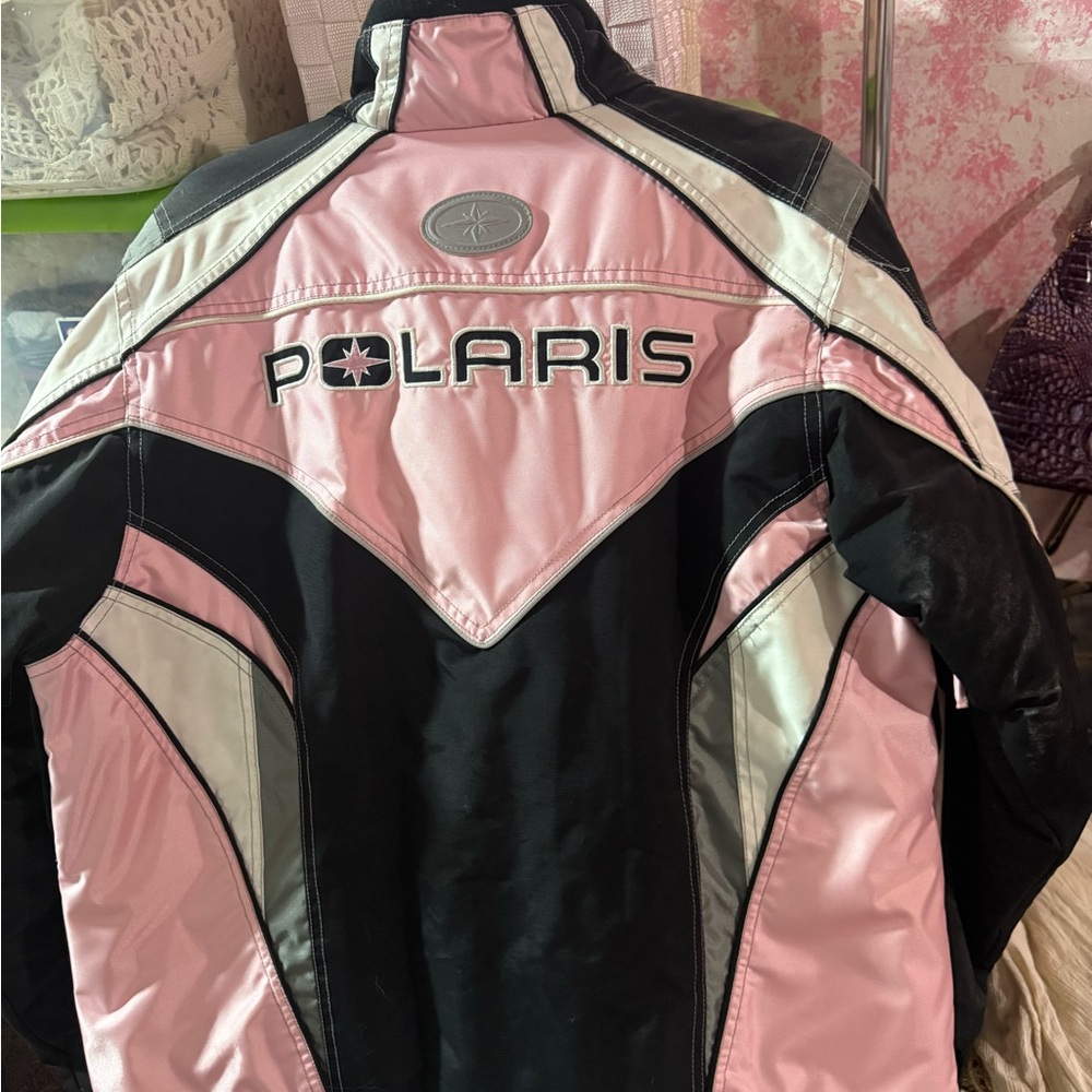 Pur Polaris Pink, Black & White Ski Jacket